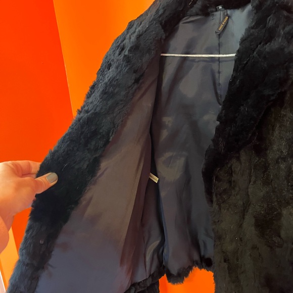 Mafia Black Faux Fur Coat - Picture 4 of 6